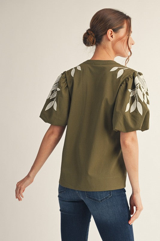 BLUSA LEAF OLIVE