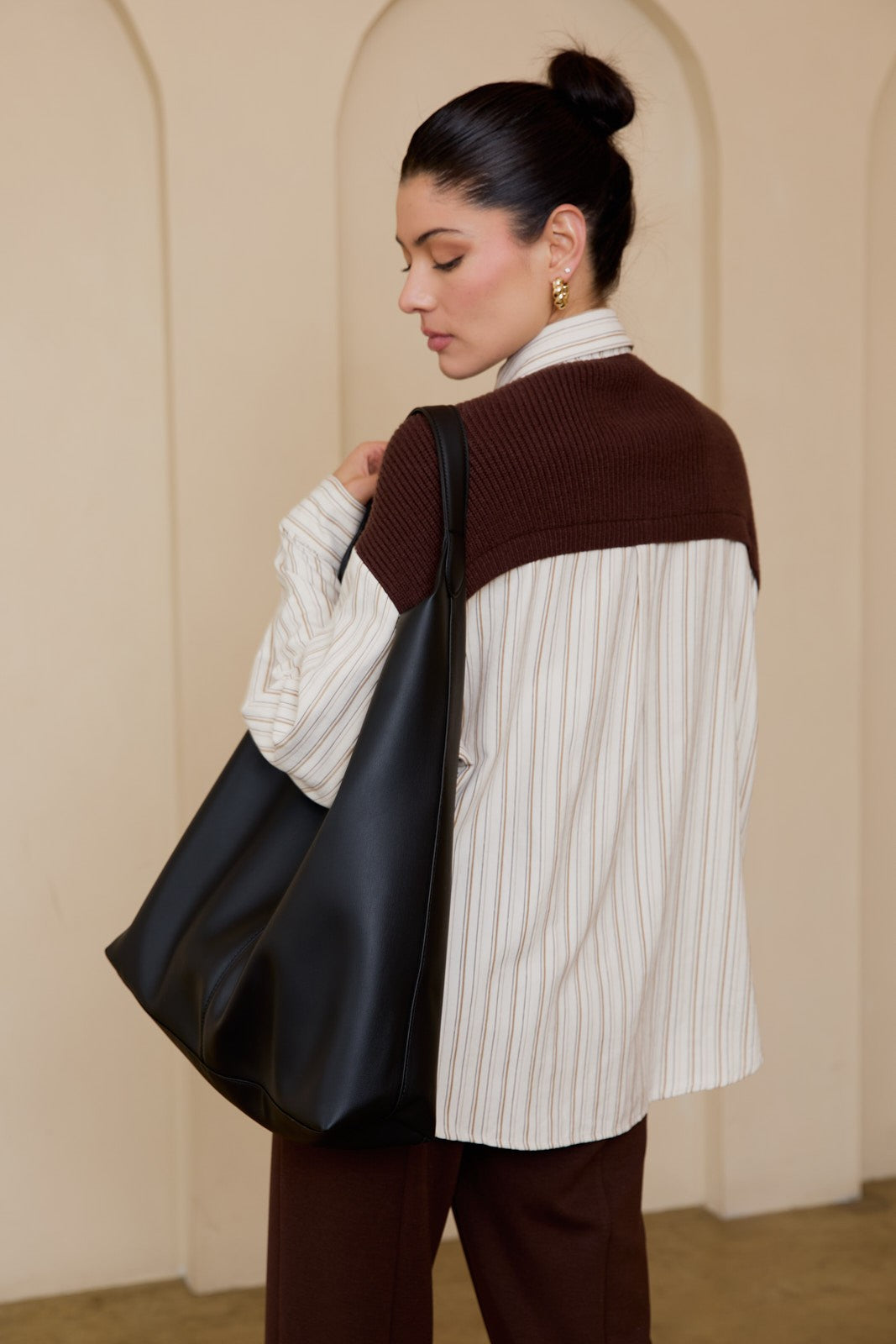 CAMISWEATER BROWN
