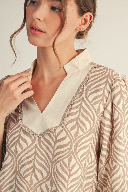 BLUSA TAUPE