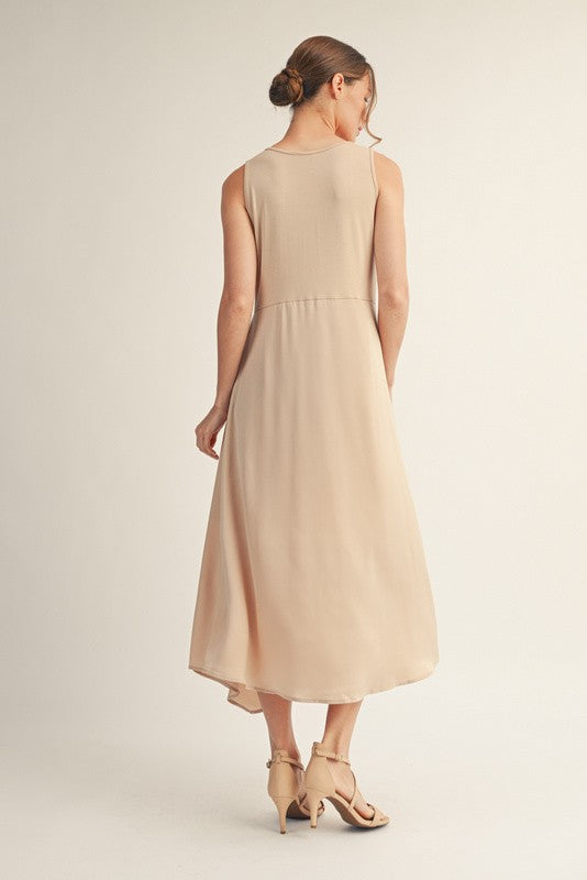 VESTIDO BRUNA CHAMPAGNE