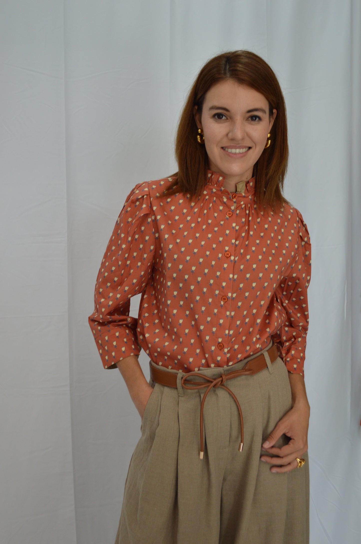 BLUSA TULIPANES TOFFE