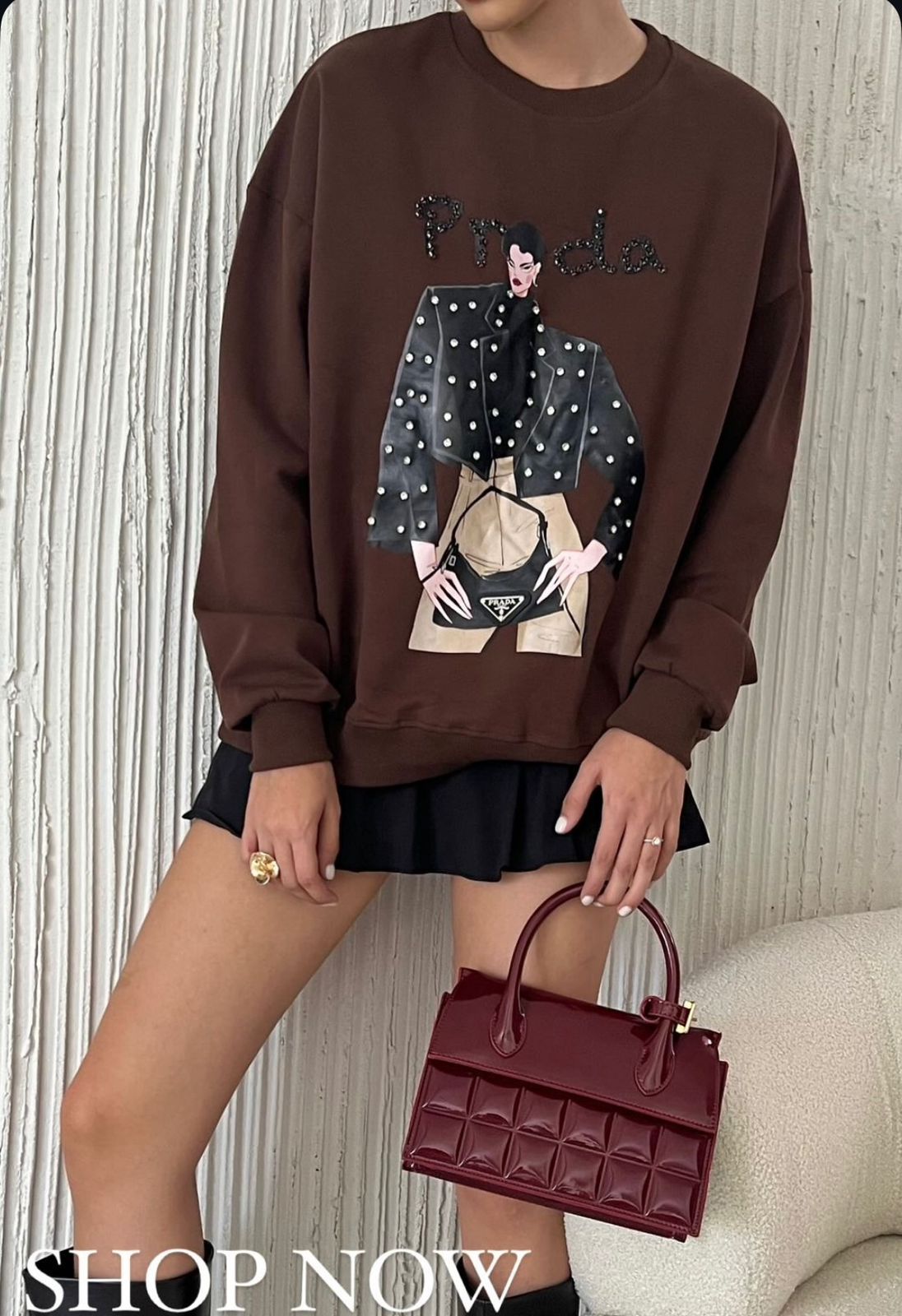 SWEATER BROWN