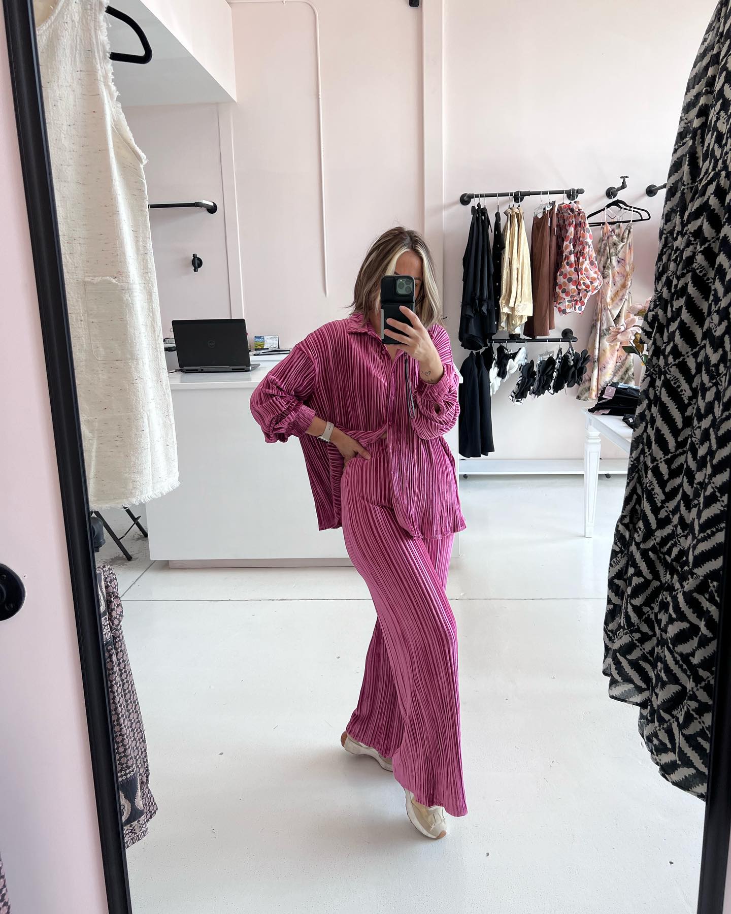SET VELVET MAGENTA