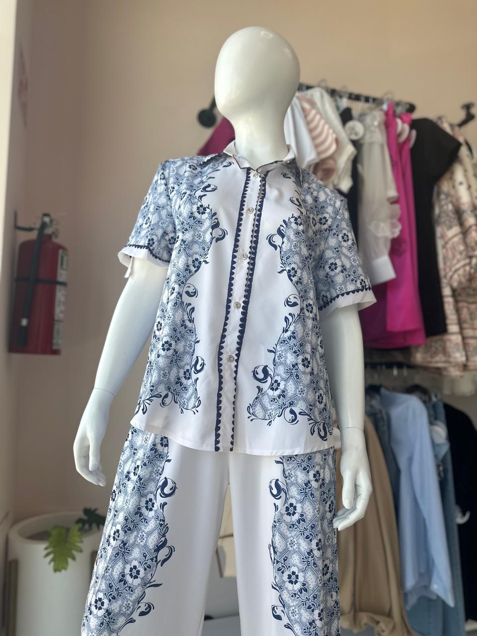 SET NAVY FLORAL