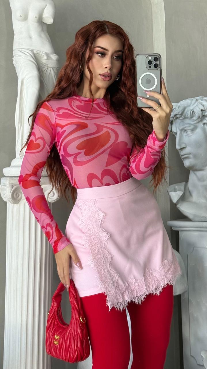 BLUSA MESH VALENTINES