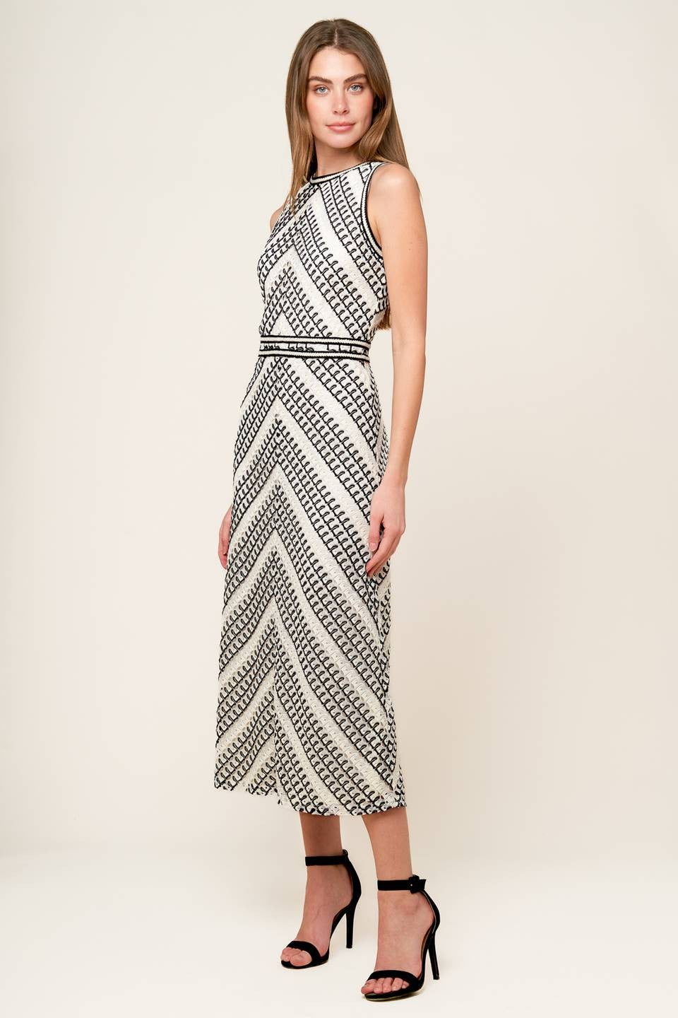 VESTIDO CHEVRON