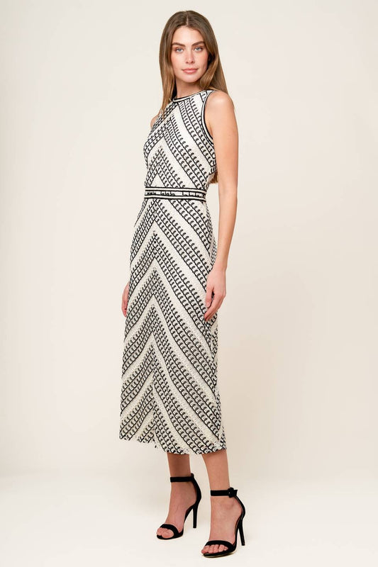 VESTIDO CHEVRON