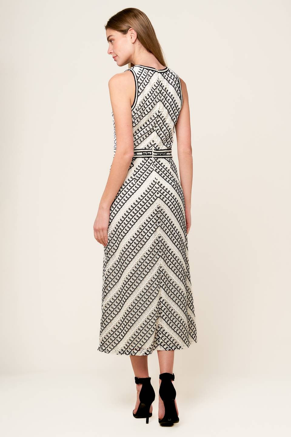 VESTIDO CHEVRON