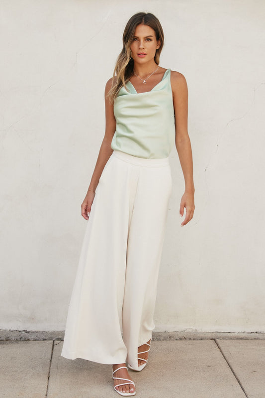 PANTALON ECRU