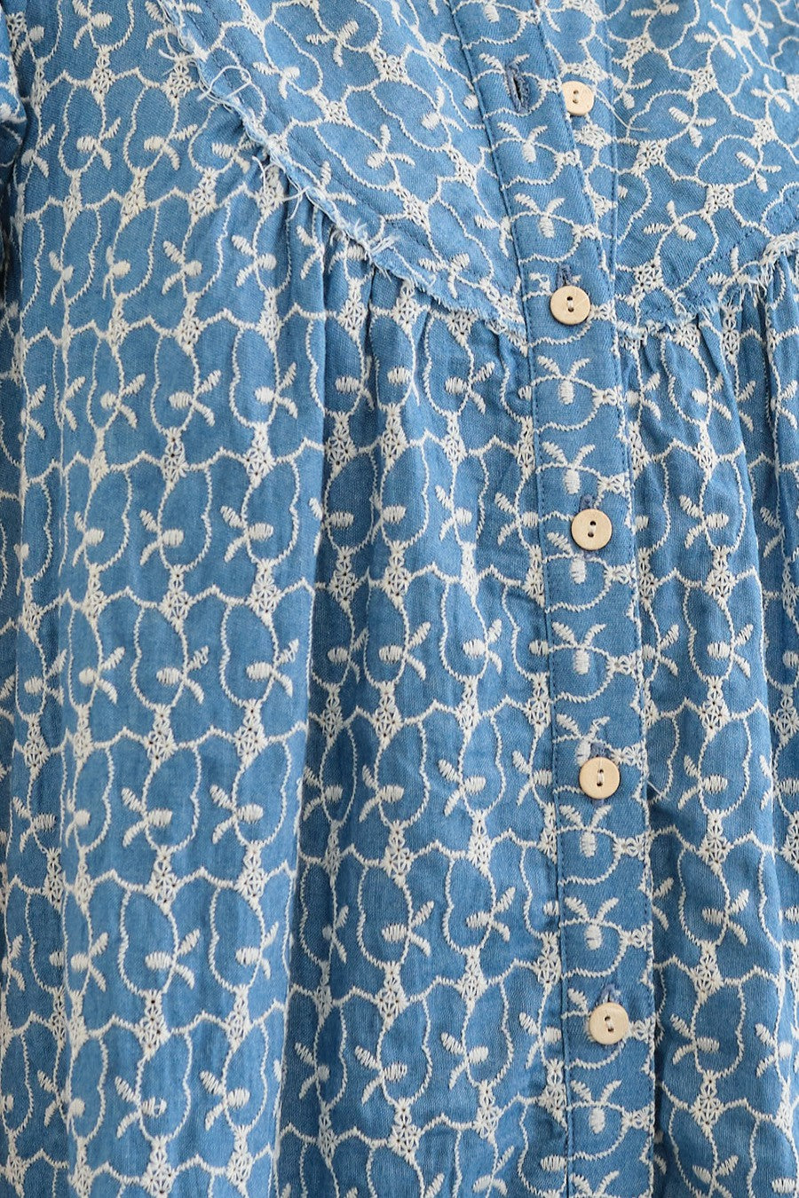 VESTIDO DENIM BORDADO