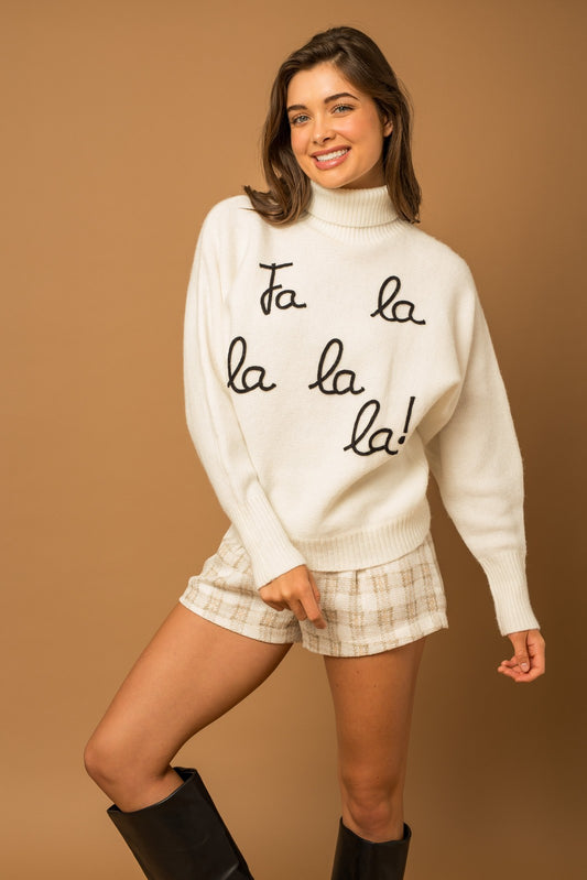 SWEATER FA LA LALA