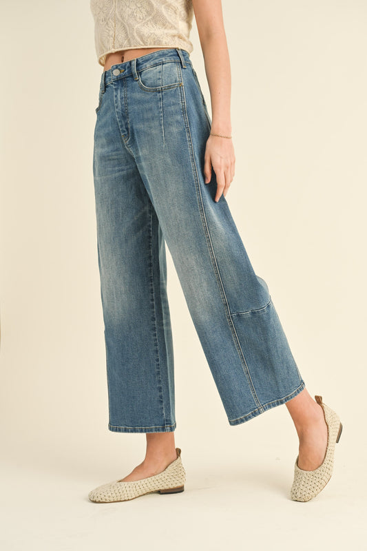 JEANS BARREL DENIM