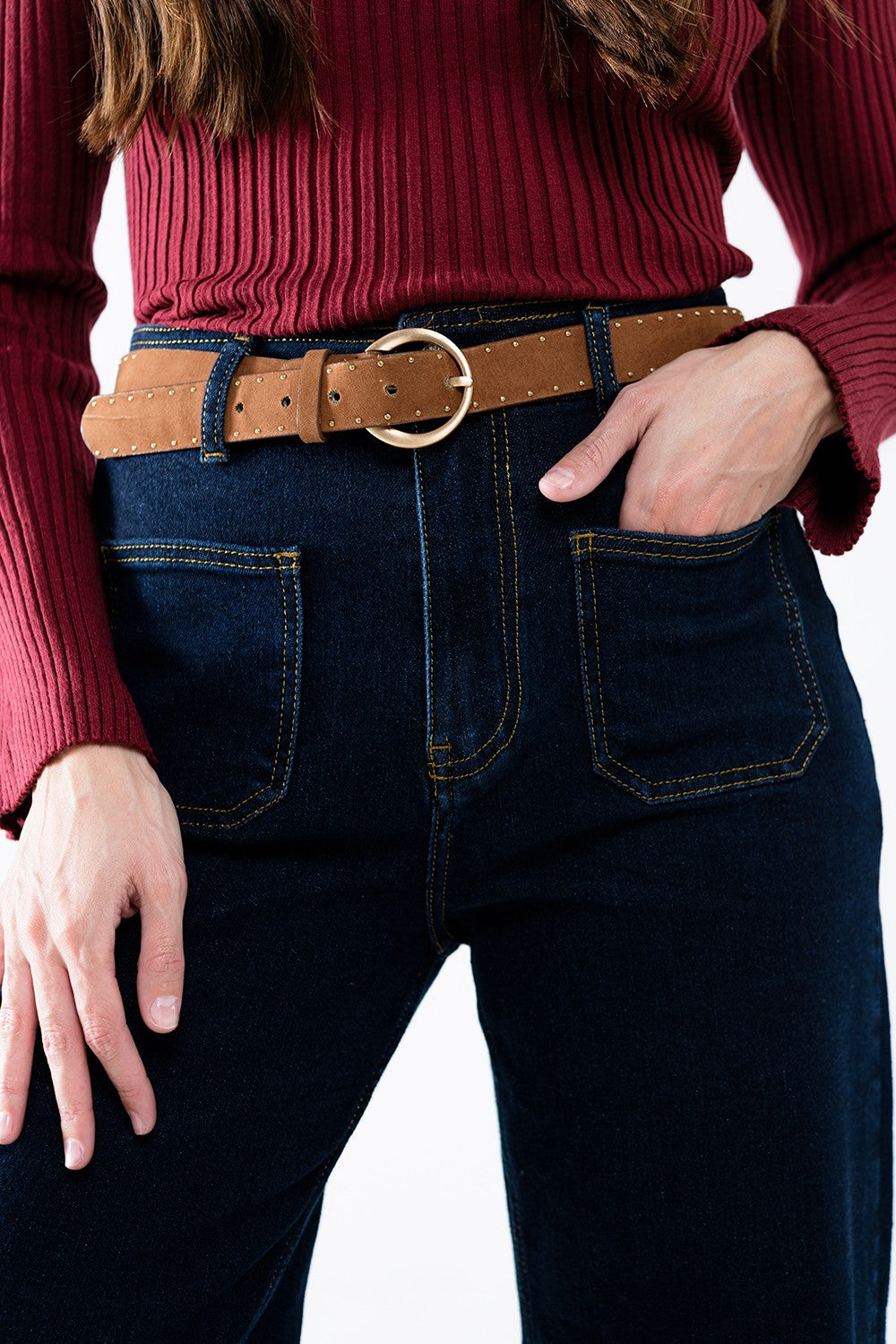 JEANS CUFFED ANIMALPRINT