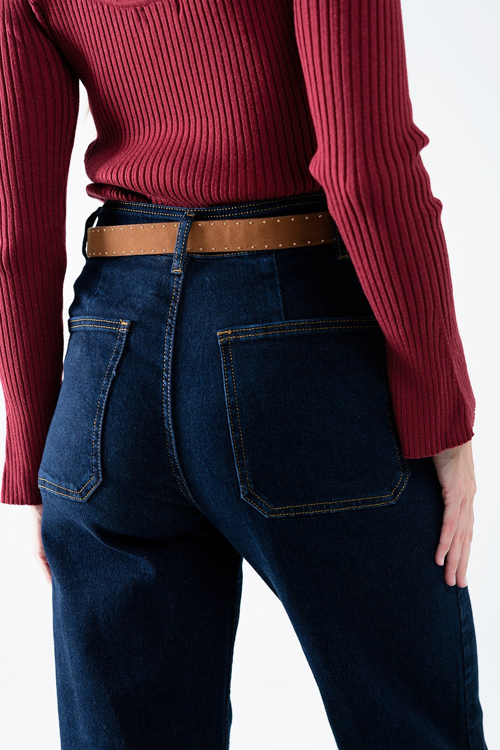JEANS CUFFED ANIMALPRINT
