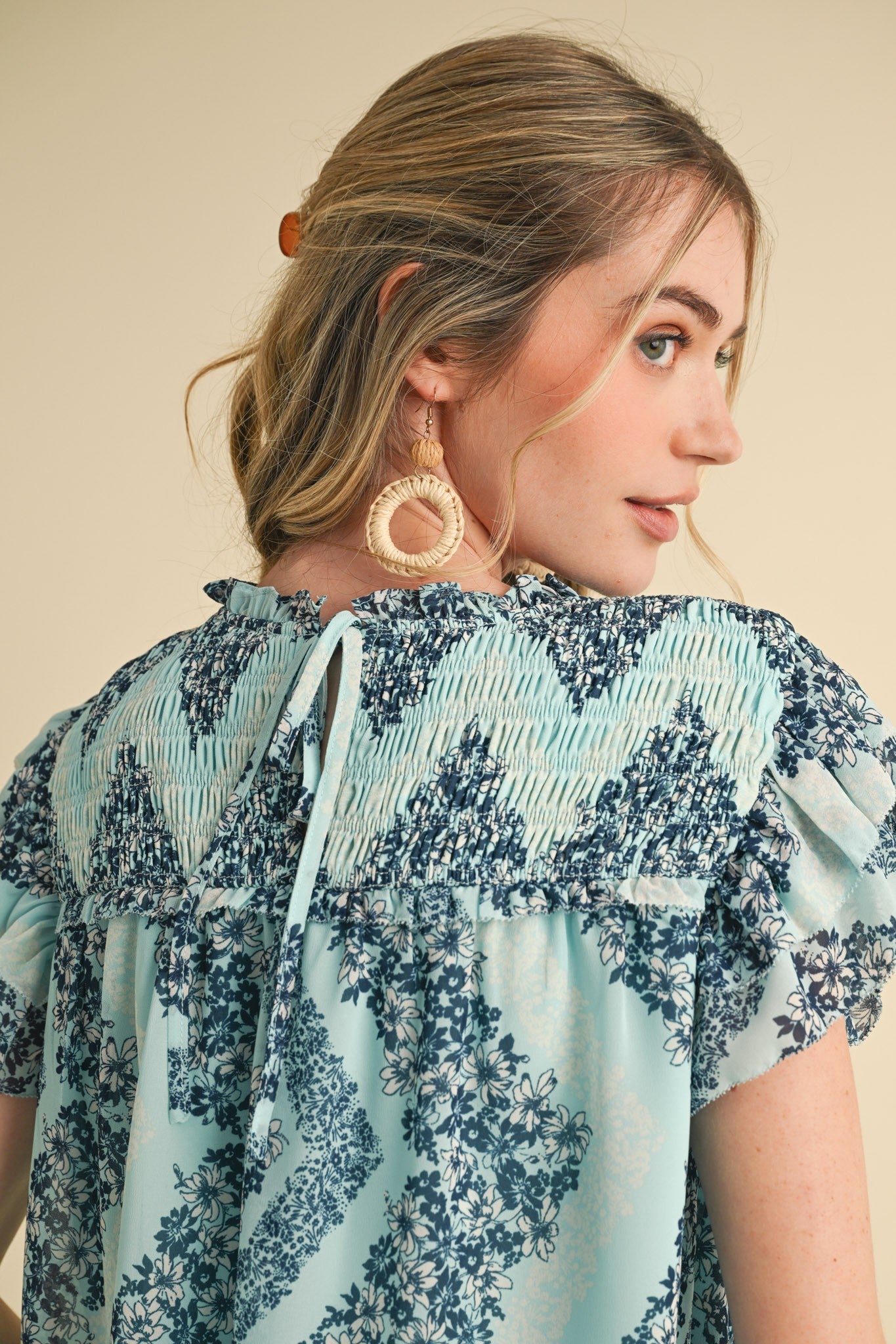 BLUSA TEAL BLUE