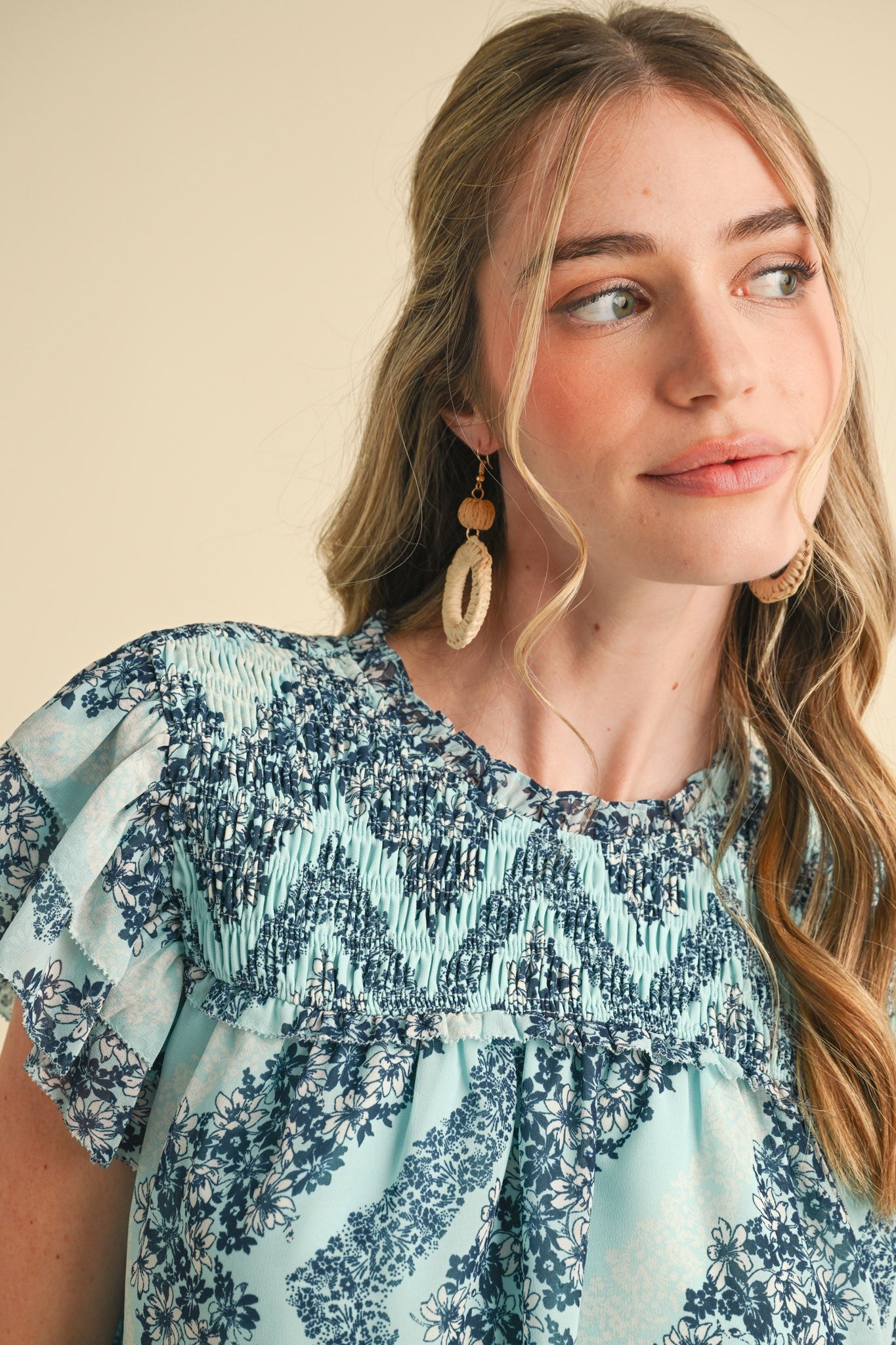 BLUSA TEAL BLUE