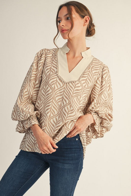 BLUSA TAUPE