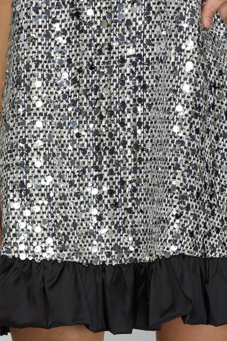 VESTIDO TWEED LENTEJUELA