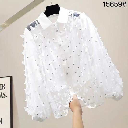 BLUSA MARIPOSAS 3D