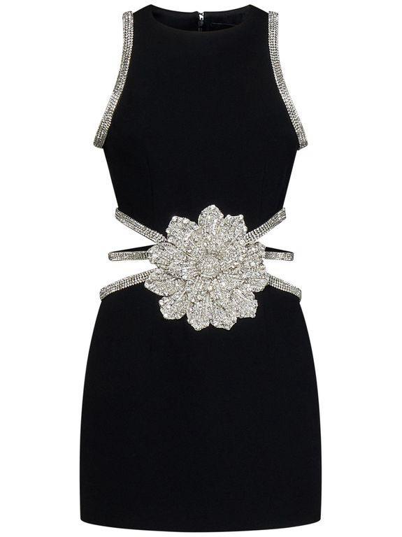 VESTIDO FLOR DIAMANTE