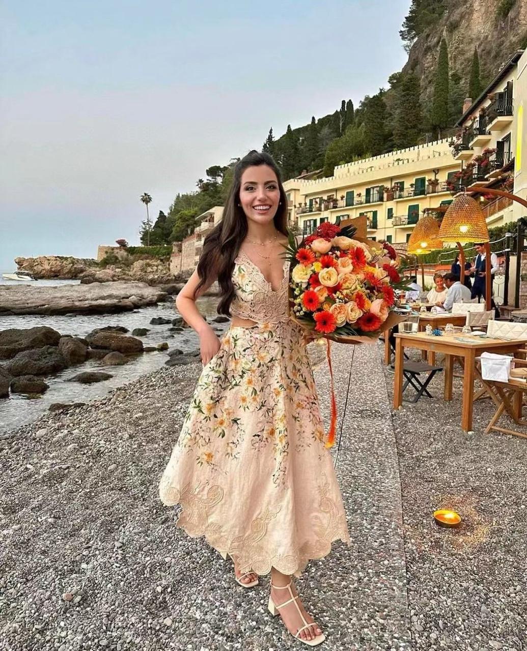 VESTIDO ENCAJE FLORAL