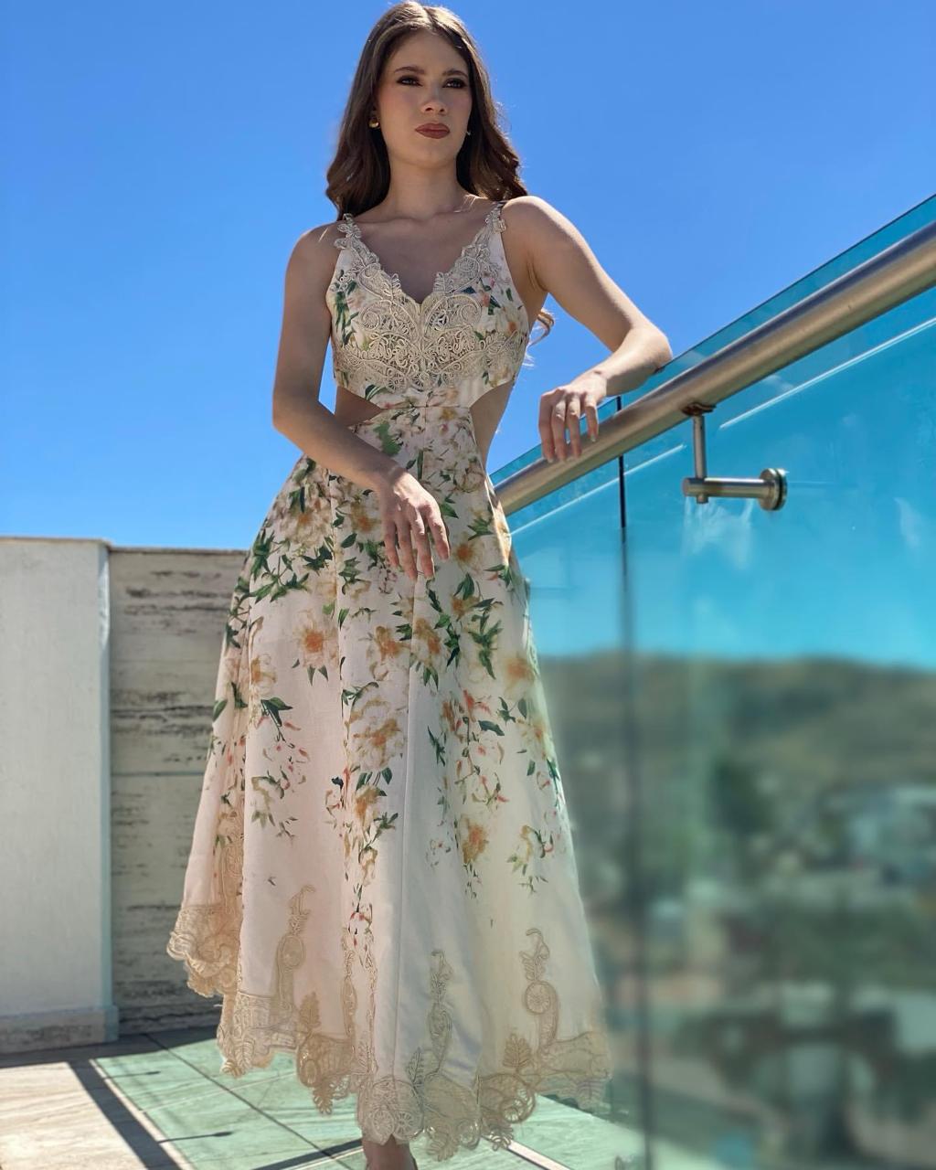 VESTIDO ENCAJE FLORAL