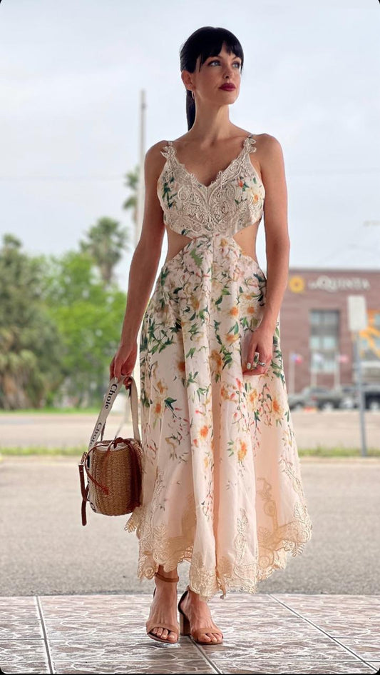 VESTIDO ENCAJE FLORAL