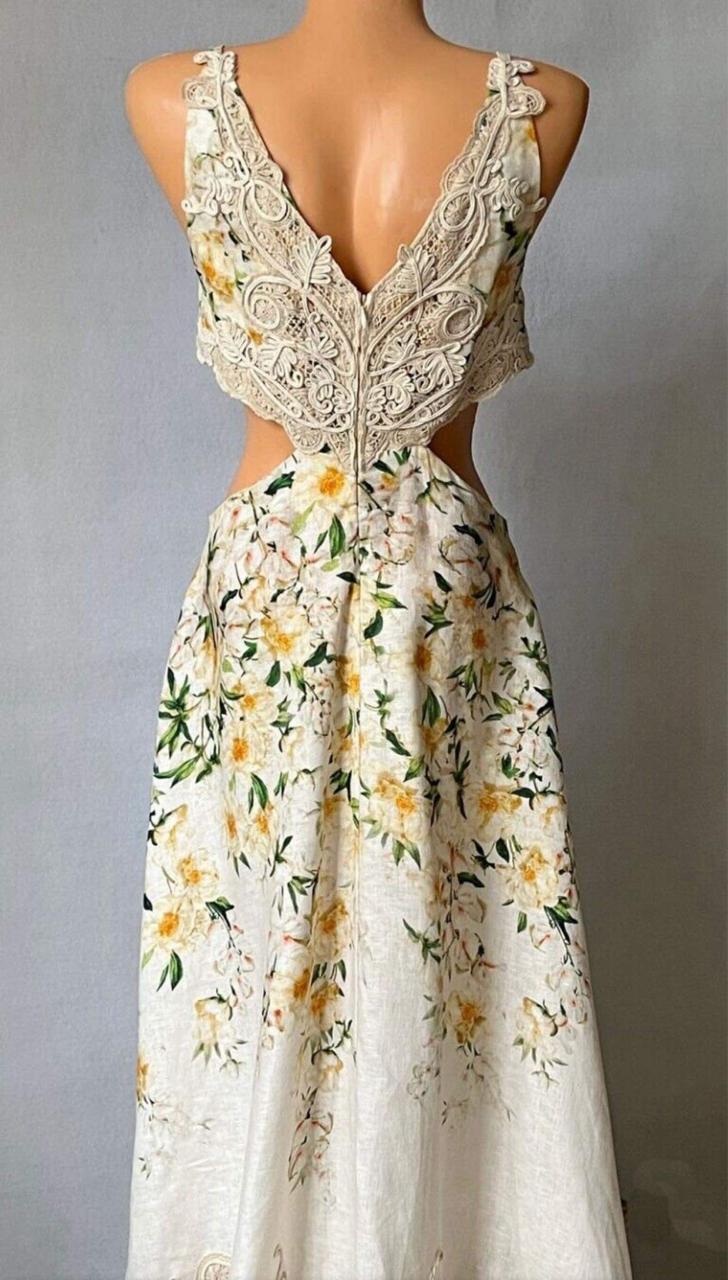 VESTIDO ENCAJE FLORAL