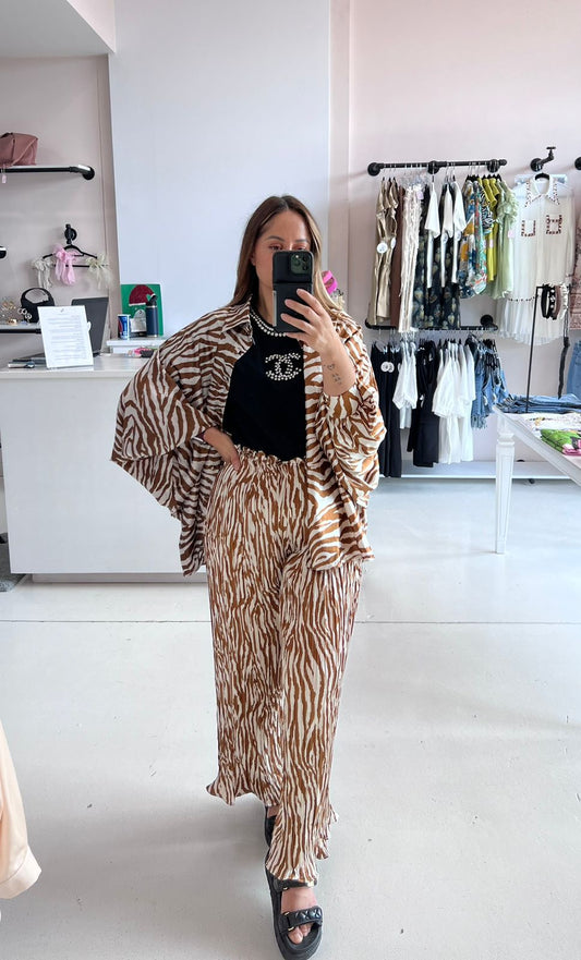 SET ZEBRA BROWN