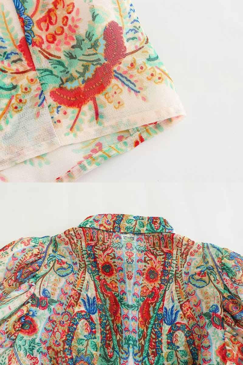 BLUSA VIBRANT FLORAL